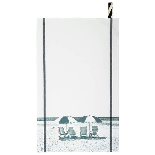 Dolce Vita White Tea Towel
