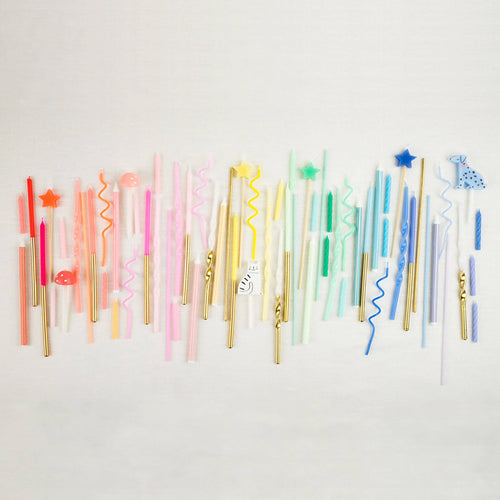 Super Skinny Gold Candles