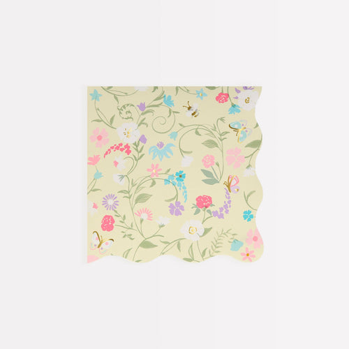 Meri Meri x LadurÃ©e Paris Floral Small Napkins