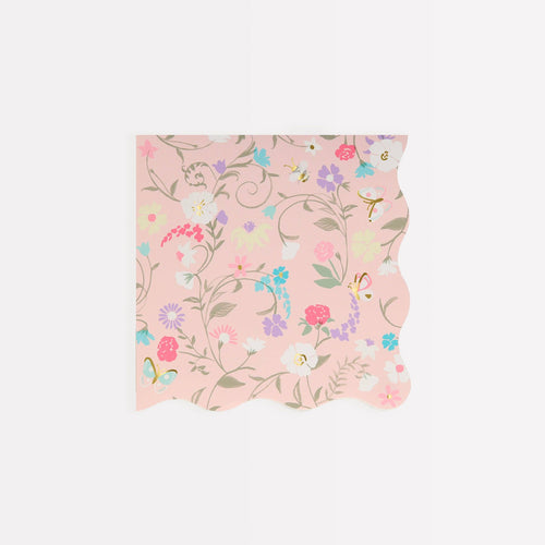 Meri Meri x LadurÃ©e Paris Floral Small Napkins