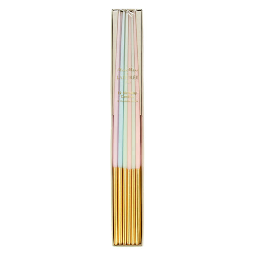 Meri Meri x LadurÃ©e Paris Gold Dipped Tall Tapered Candles