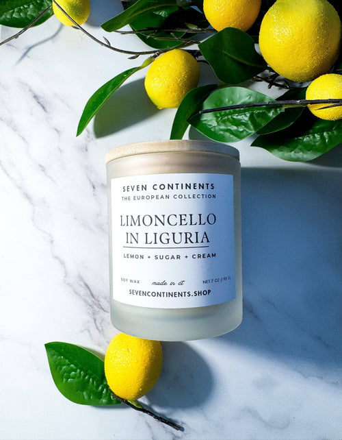 Limoncello in Liguria Candle