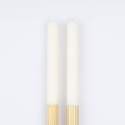 Gold Dipped Table Candles