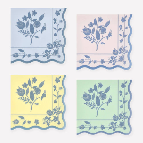 Vintage Botanical Small Napkins