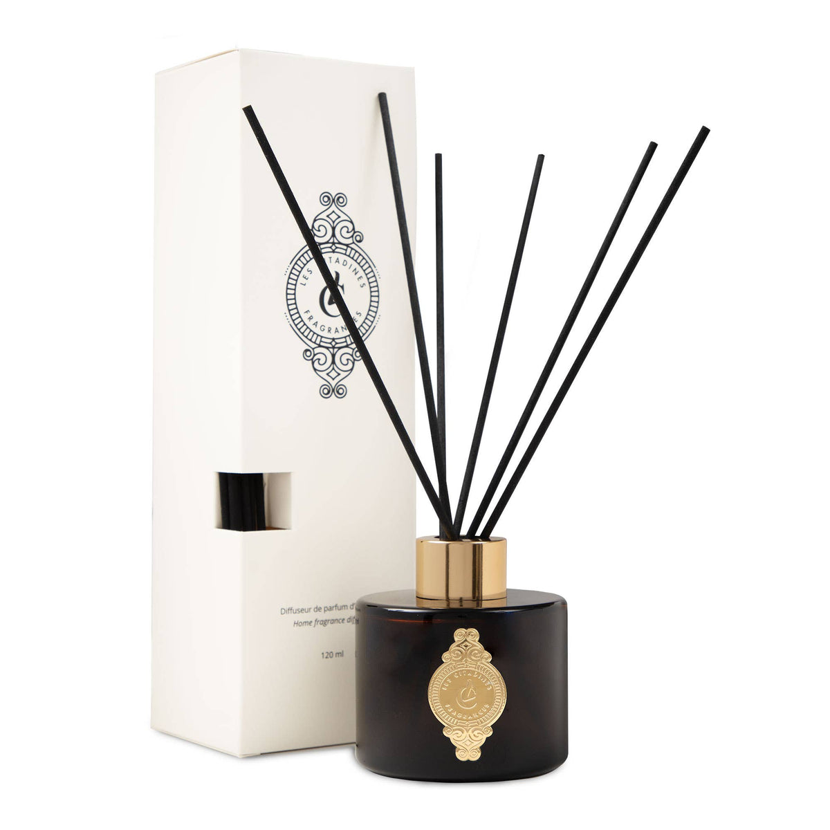 TAÏGA | 4 oz, Boxed | Handcrafted Luxury Alcohol-Free Reed Diffuser 