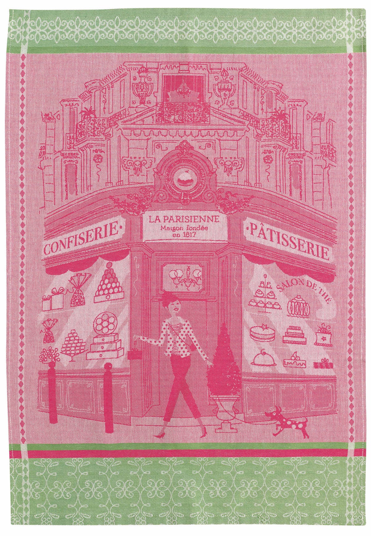 La Parisienne Pink Tea Towel