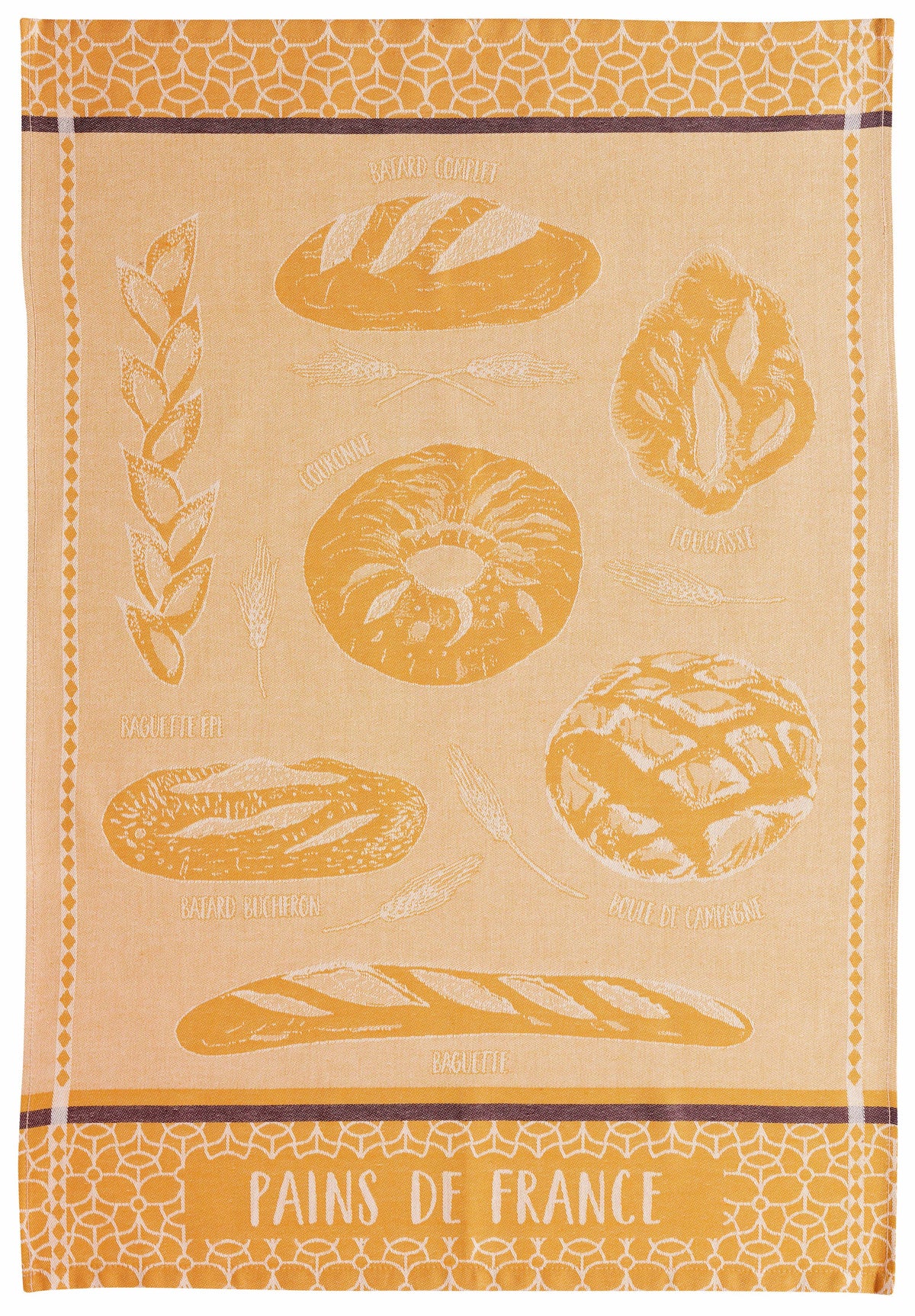 Les Pains de France Tea Towel