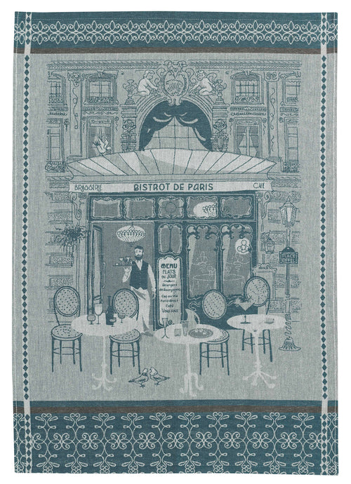 Bistro Blue Tea Towel