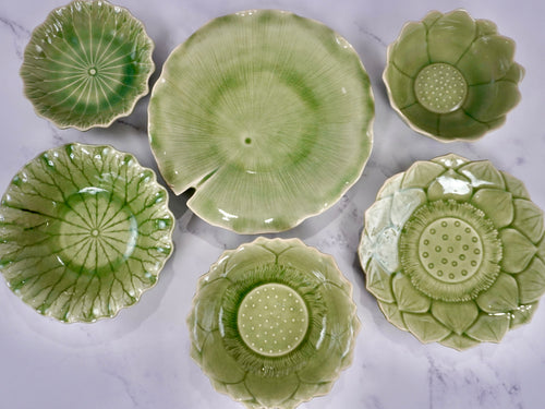 Lotus Dinner Plate Pair