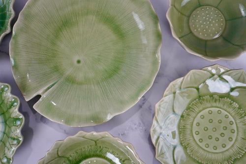 Lotus Dinner Plate Pair