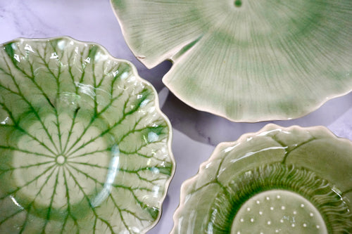 Lotus Dinner Plate Pair