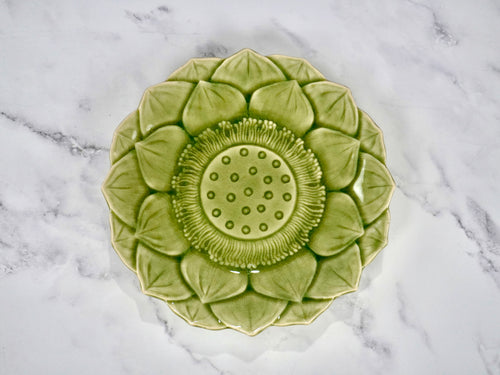 Lotus Salad Plate Pair