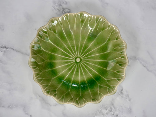 Lotus Dessert Plate Pair