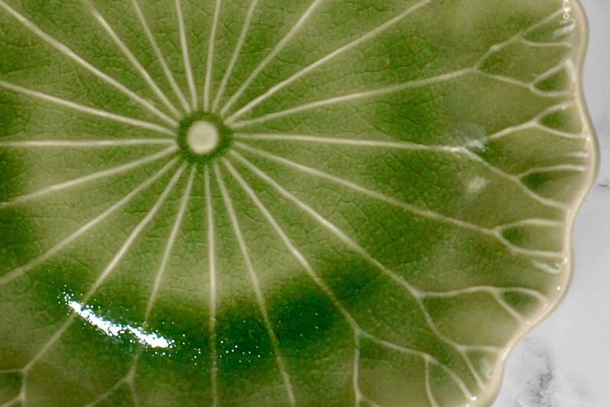 Lotus Dessert Plate Pair