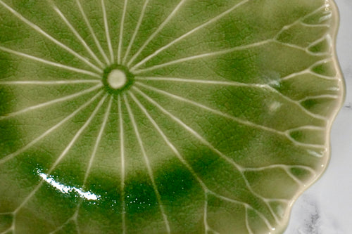 Lotus Dessert Plate Pair