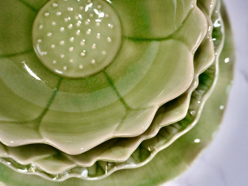 Lotus Dinner Plate Pair