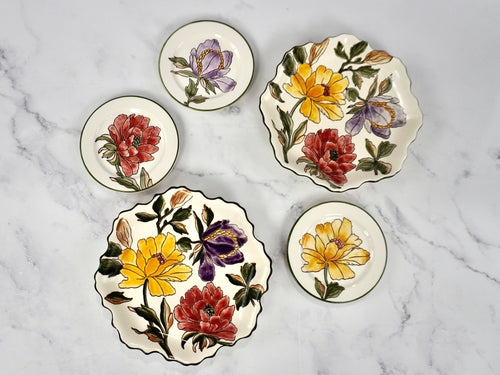 Les Grandes Fleurs Bread Plates