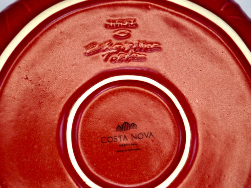 Costa Nova Riviera Tomate Water Lily Bowl