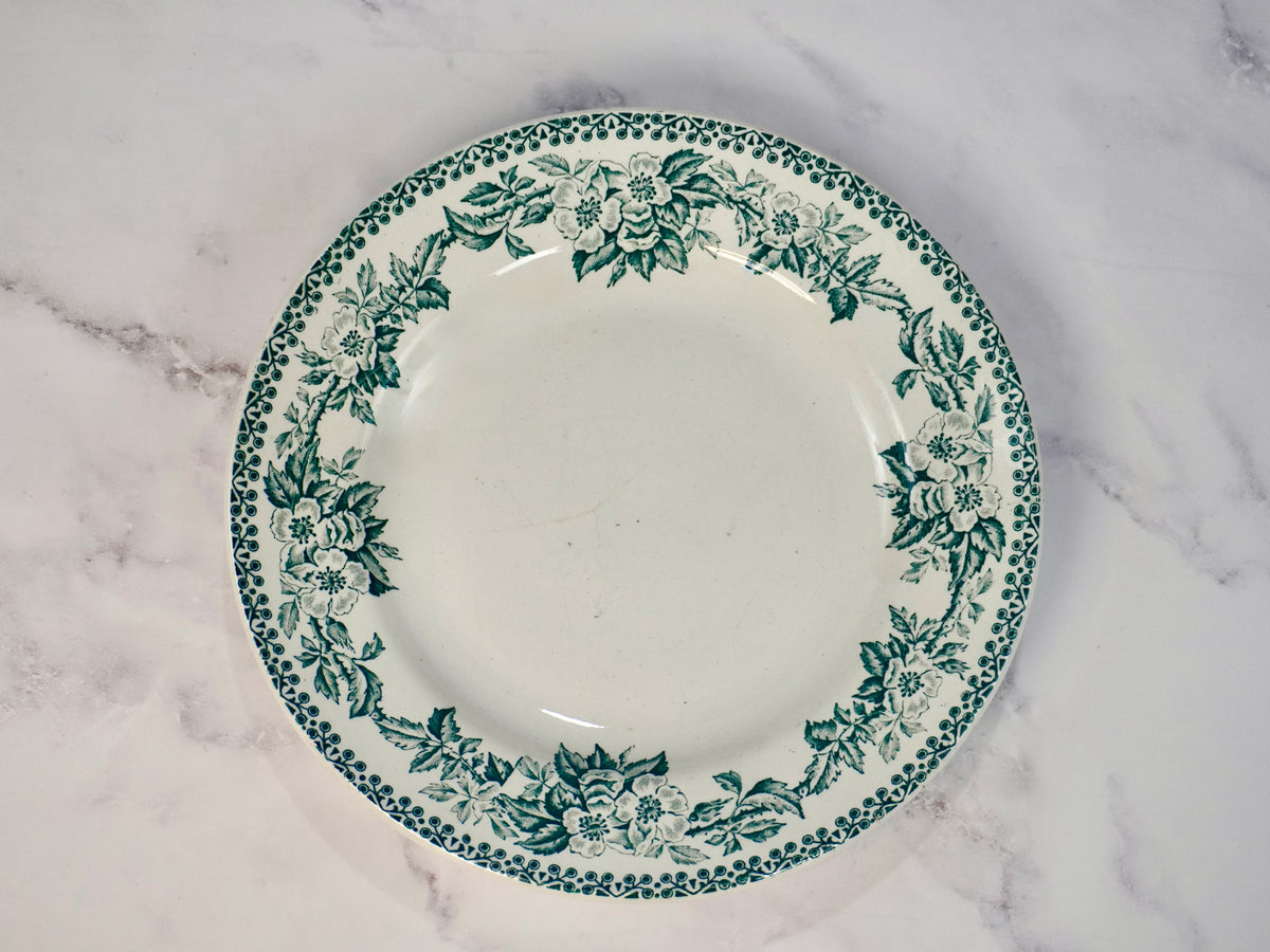 Antique Guadeloupe Pattern Salade Plates