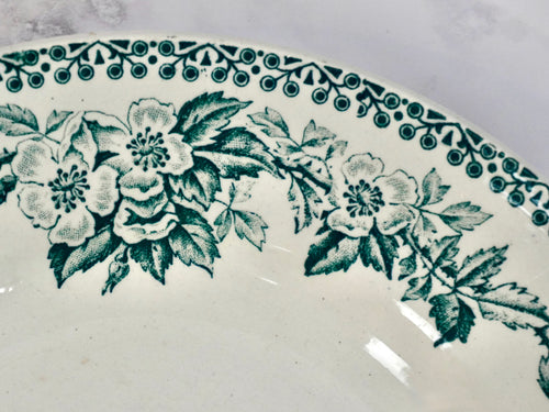 Antique Guadeloupe Pattern Salade Plates