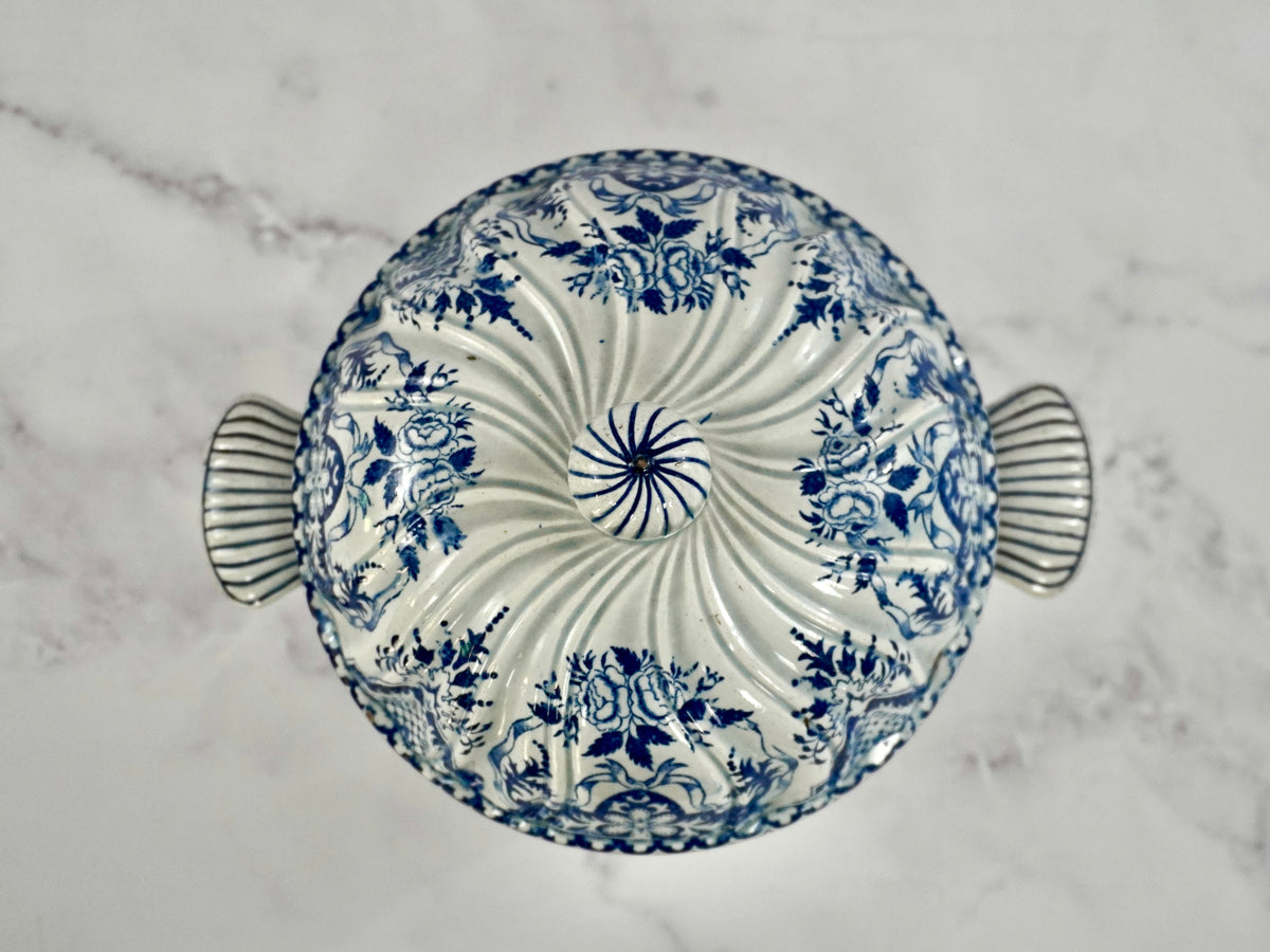 Blue and White Mini Soupière