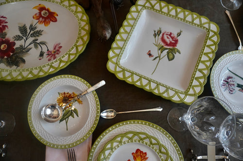 Raymond Waites Hampton Garden Square Serving Platter
