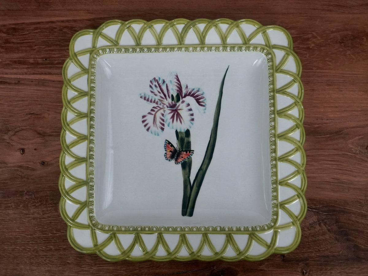 Raymond Waites Hampton Garden Square Serving Platter