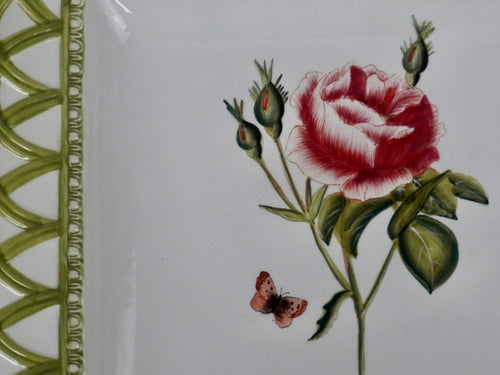 Raymond Waites Hampton Garden Square Serving Platter