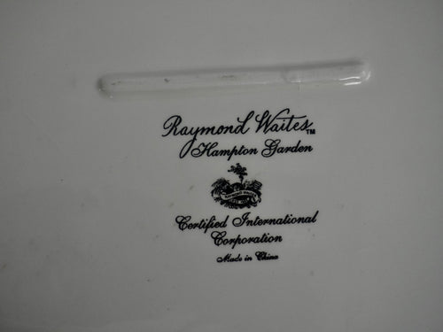  Raymond Waites Hampton Garden Oval Serving Platter