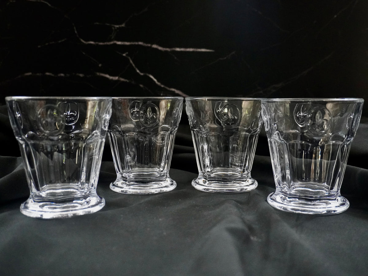  Fleur-de-Lys Bistro Tumbler Set