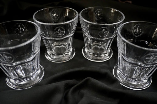  Fleur-de-Lys Bistro Tumbler Set