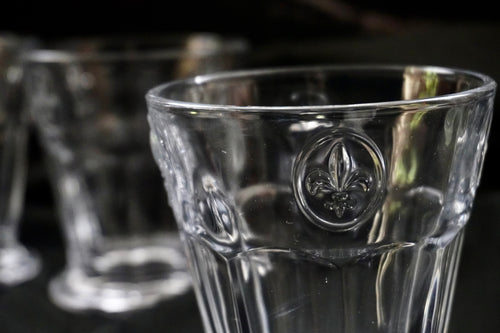  Fleur-de-Lys Bistro Tumbler Set