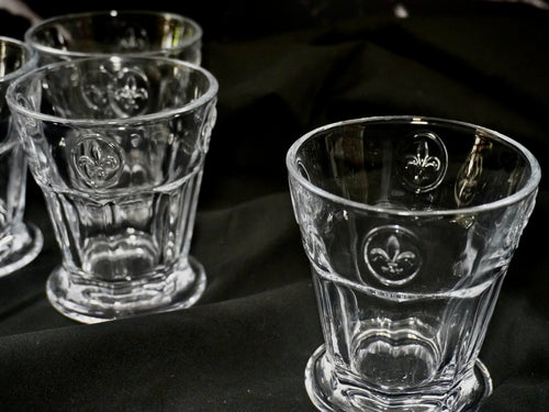  Fleur-de-Lys Bistro Tumbler Set