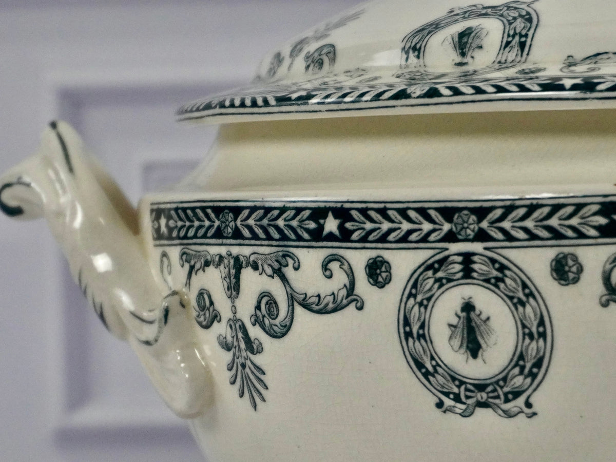 Antique Cambacérès Transferware Tureen