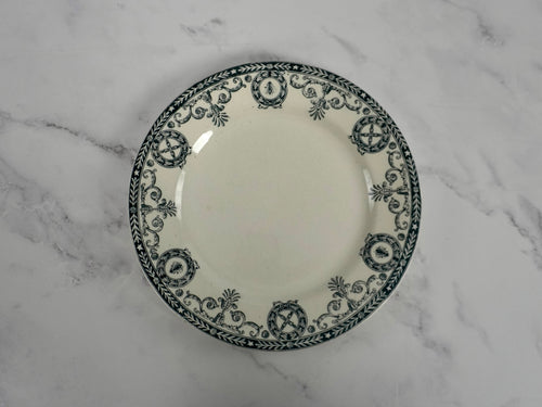 Antique Cambacérès Transferware Dinner Plates