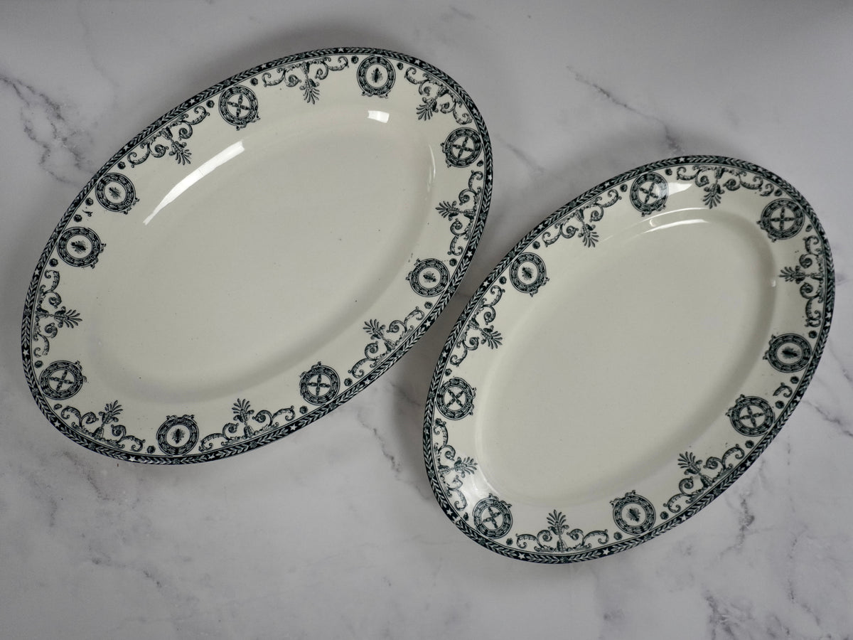 Antique Cambacérès Transferware Serving Platter - Large