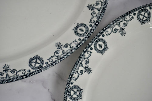 Antique Cambacérès Transferware Serving Platter - Large