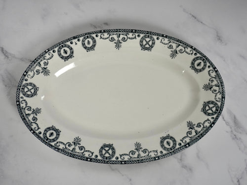 Antique Cambacérès Transferware Serving Platter - Large
