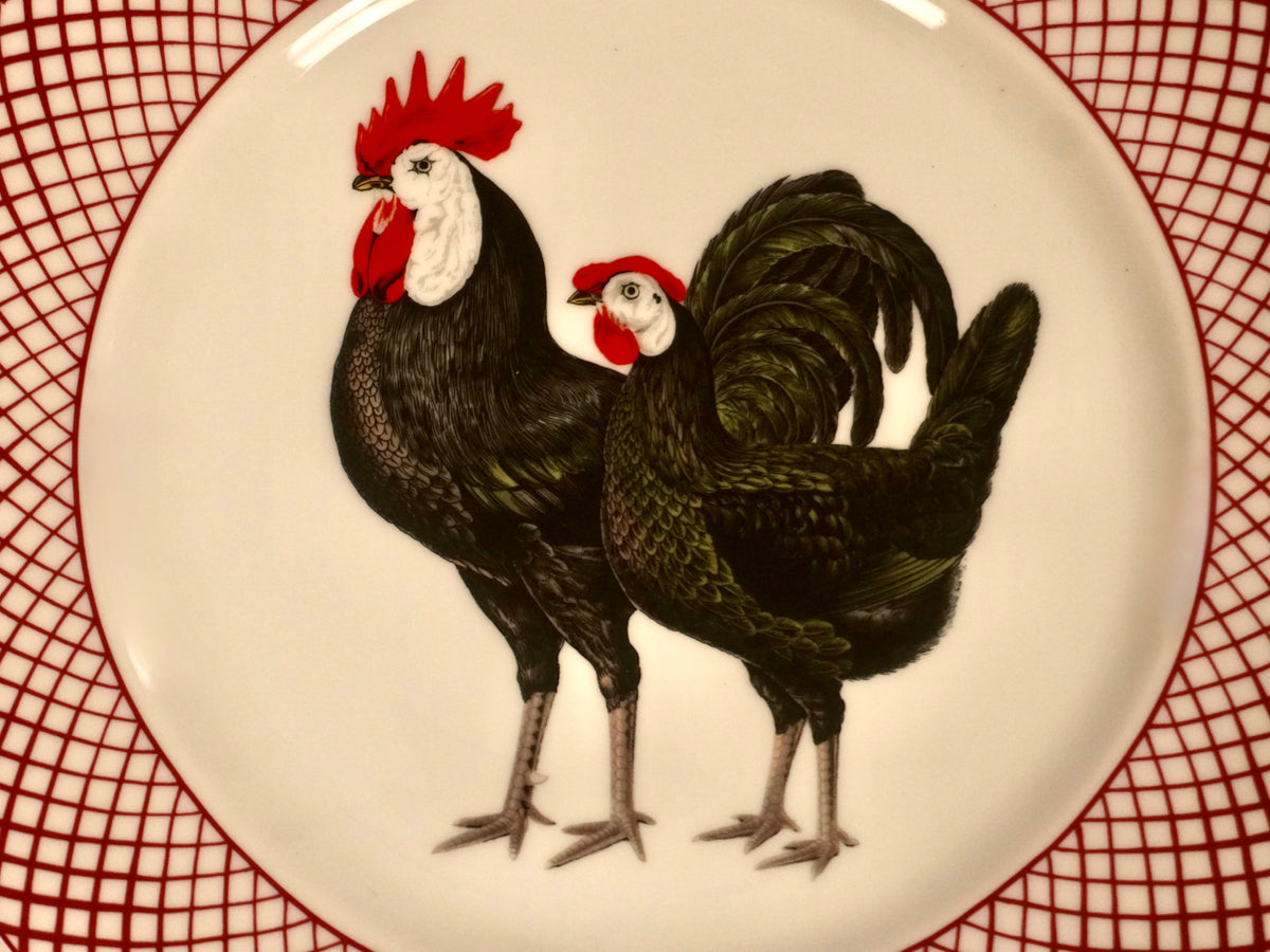 Devonshire Rooster Dinner Plate Set