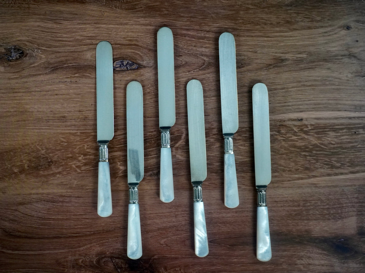 Birks Mother of Pearl Knife Set