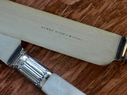 Birks Mother of Pearl Knife Set