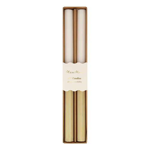 Gold Dipped Table Candles
