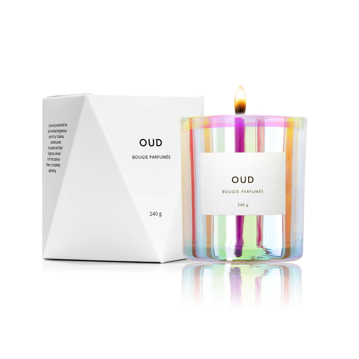 OUD | 8 oz, Boxed | Luxury  Soy Candle