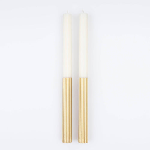 Gold Dipped Table Candles