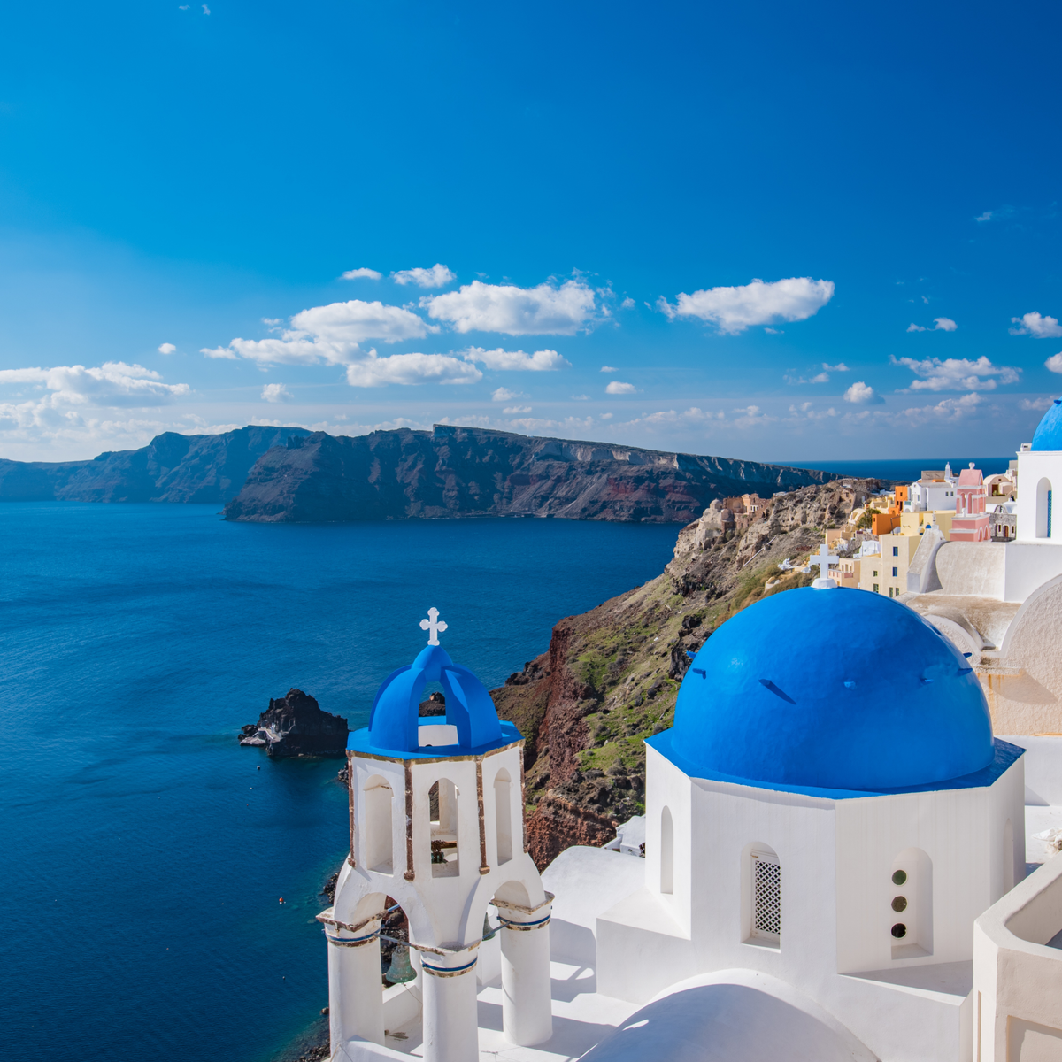 The Sea of Santorini Candle