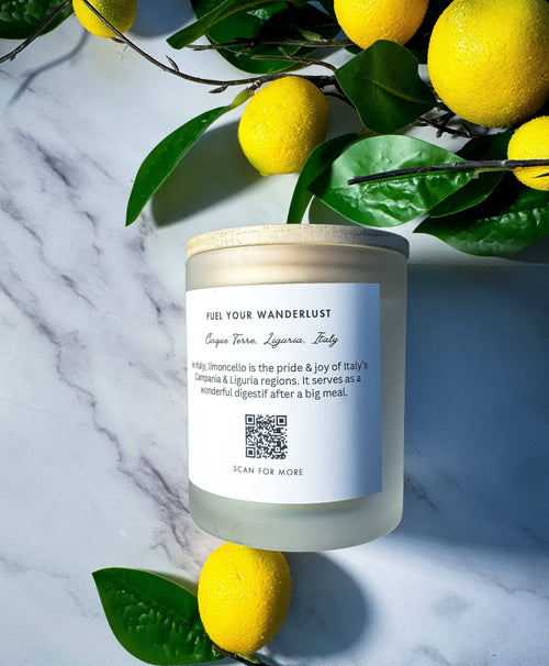 Limoncello in Liguria Candle