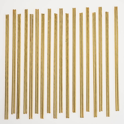 Super Skinny Gold Candles